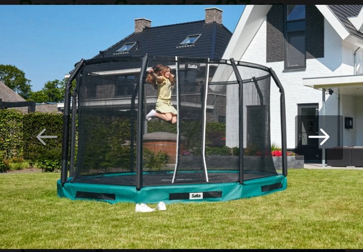 Salta Premium Ground Trampoline 427 - Rond, Ophalen, Nieuw