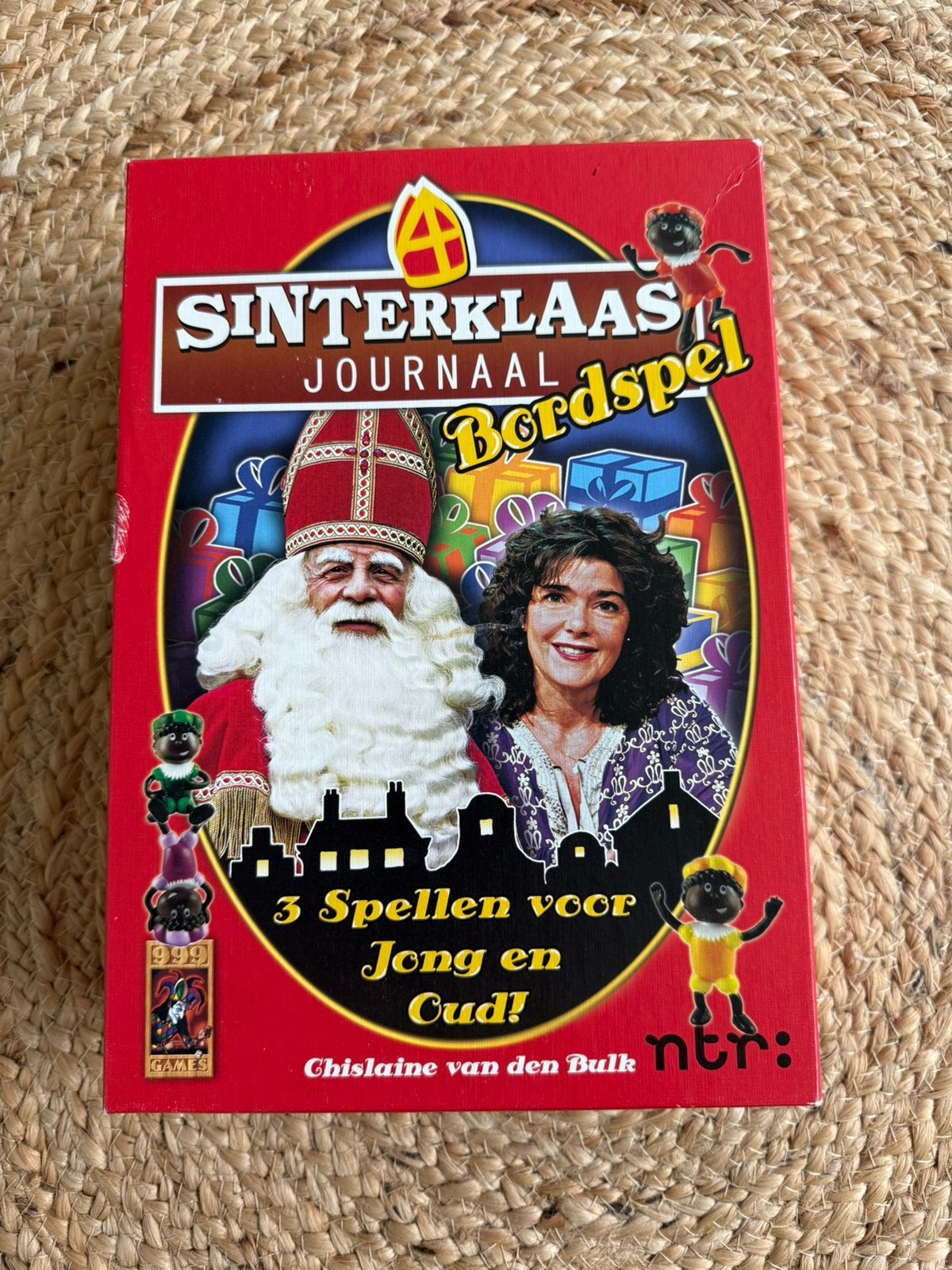 999 Games: Het Sinterklaasjournaal Bordspel - 3 spellen in 1, Diversen, Ophalen of Verzenden, Zo goed als nieuw
