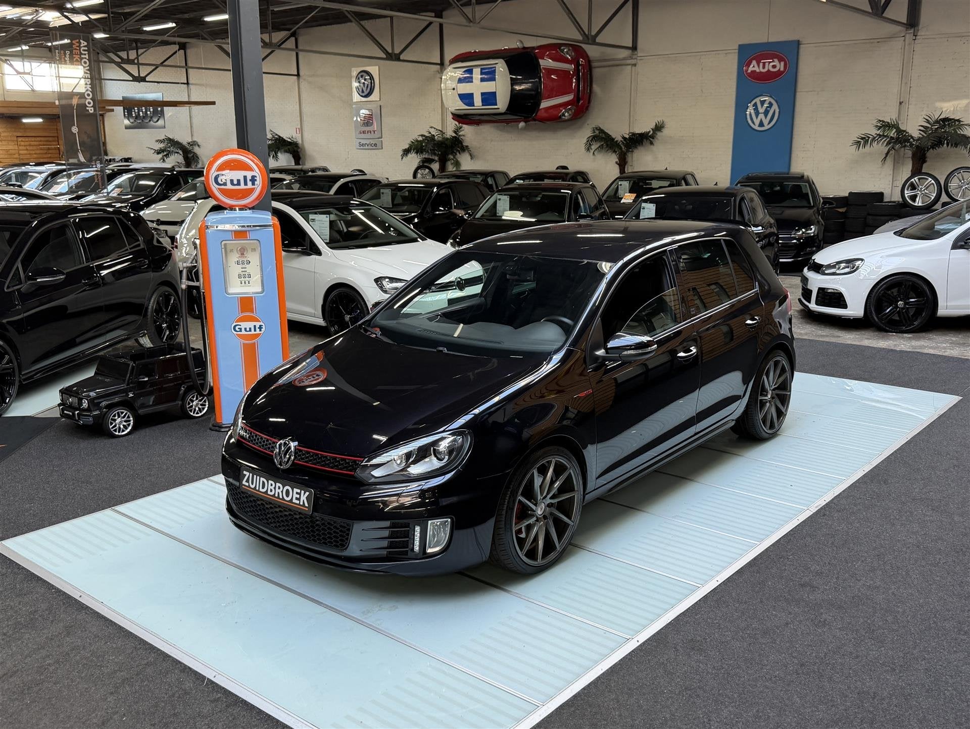 Volkswagen Golf 2.0 GTI DSG | Leer | Maxton | Navi | Clima |, Auto's, Euro 5, Gebruikt, 4 cilinders, Zwart