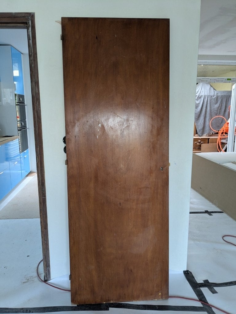 8 binnendeuren – hout – deels met glas – project/renovatie, Ophalen, Gebruikt, Binnendeur, 200 tot 215 cm
