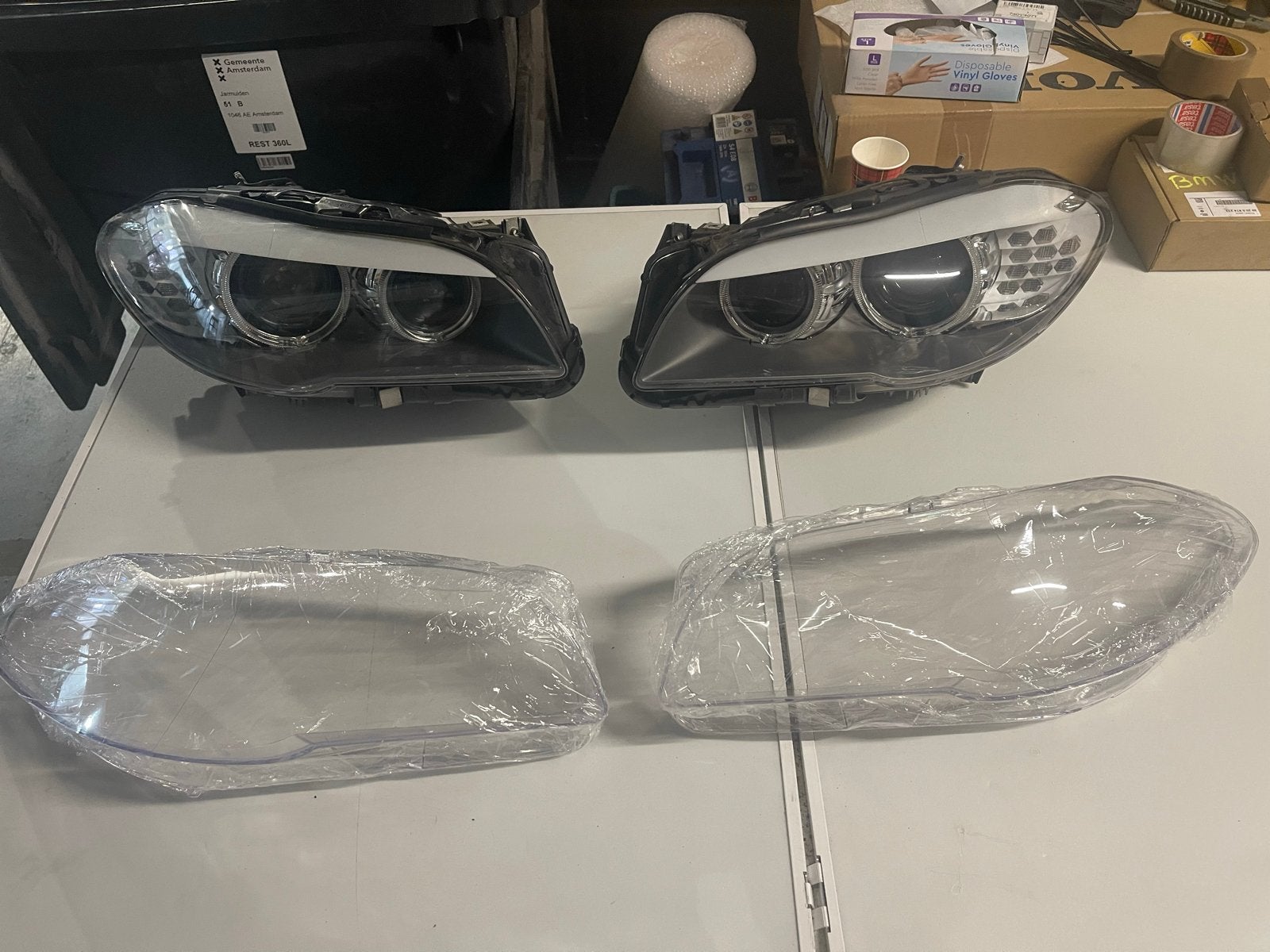 BMW F10 F11 LCI Koplampen LED Xenon (Gebruikt) 2013, Ophalen, Gebruikt, BMW