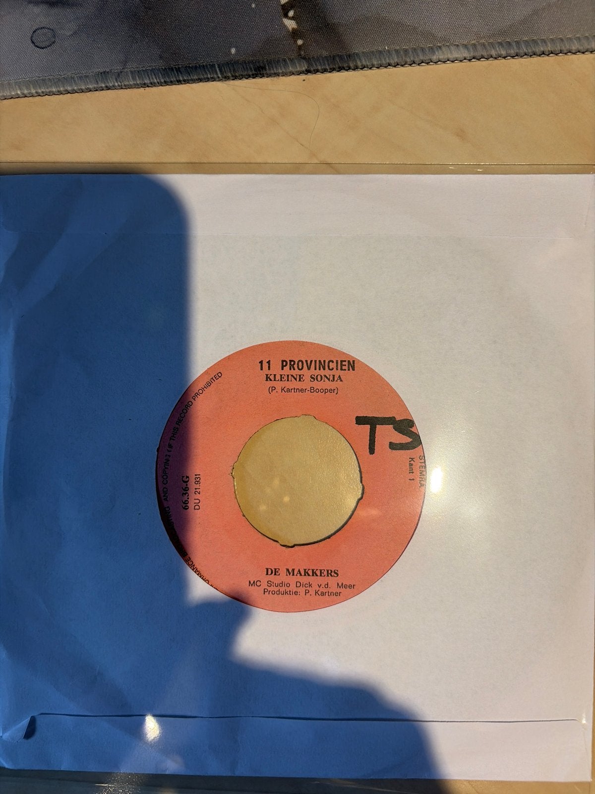 11 Provinciën - Kleine Sonja / De Makkers - Vinyl Single, Gebruikt, 7 inch, Ophalen of Verzenden, EP