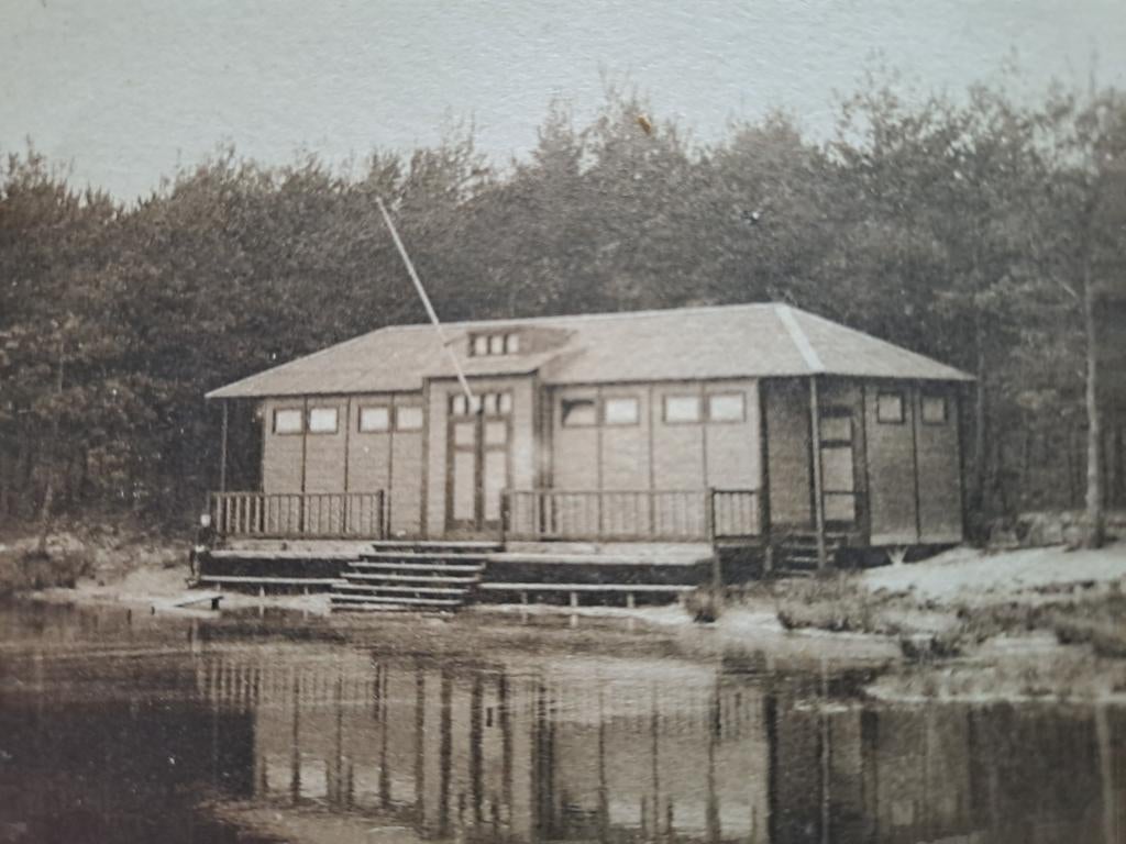 Oisterwijk staalbergven, met Badhuis, Ophalen of Verzenden, Noord-Brabant
