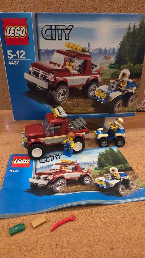 LEGO City 4437 - Off-Road Voertuig met Quad (compleet), Ophalen of Verzenden, Gebruikt, Complete set, Lego