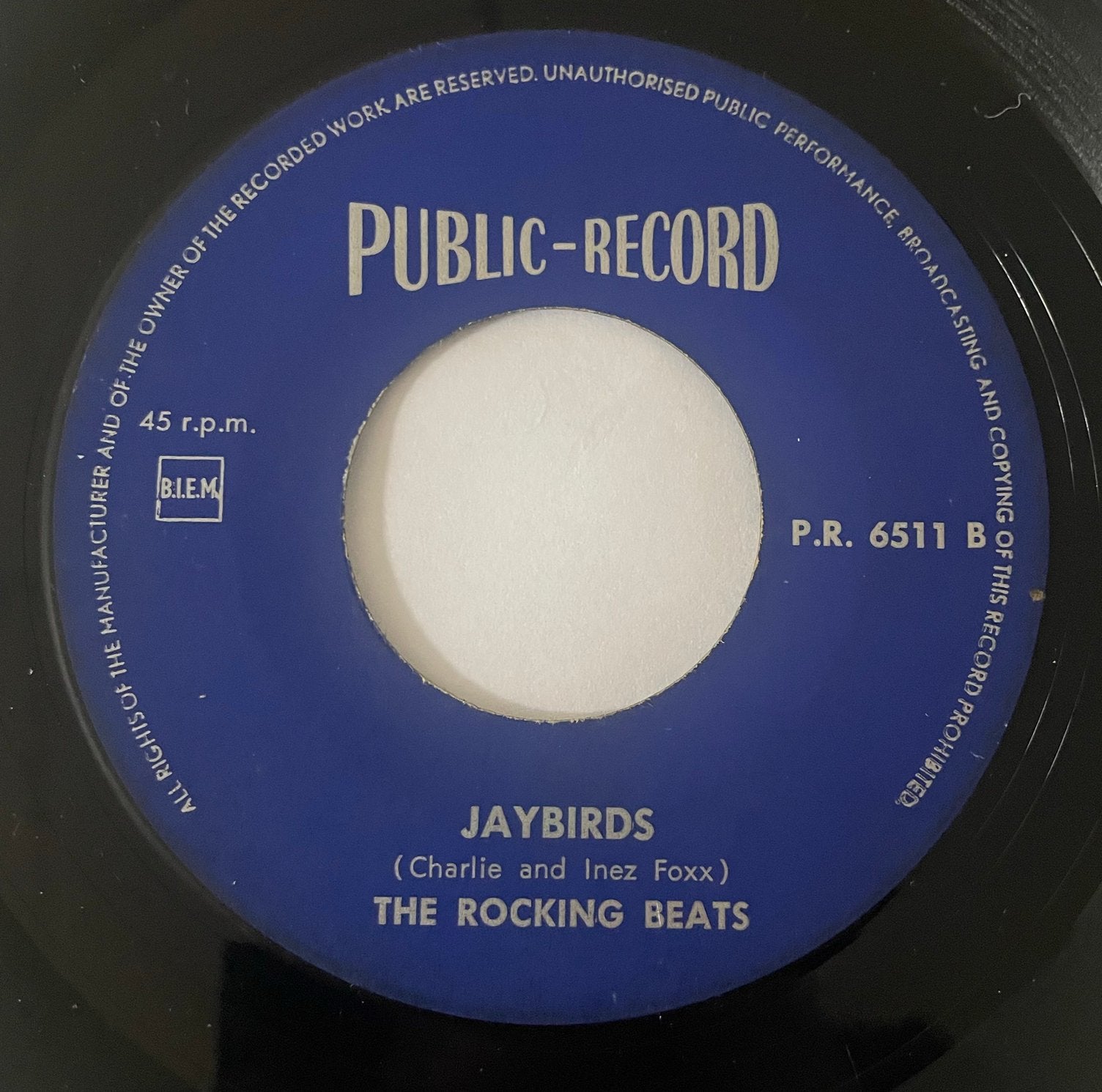 Jaybirds - Hey baby hey / The rocking beats, Ophalen of Verzenden, Gebruikt
