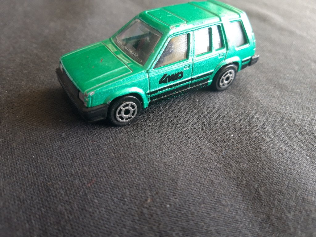 Toyota Tercel 4WD groen – Majorette, Ophalen of Verzenden, Gebruikt, Auto