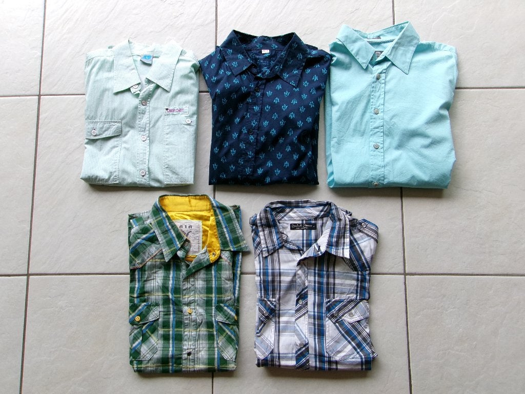 pakket van 5 heren overhemden maat L, Kleding | Heren, Overhemden, Ophalen of Verzenden, Zo goed als nieuw, Overige kleuren, Diesel