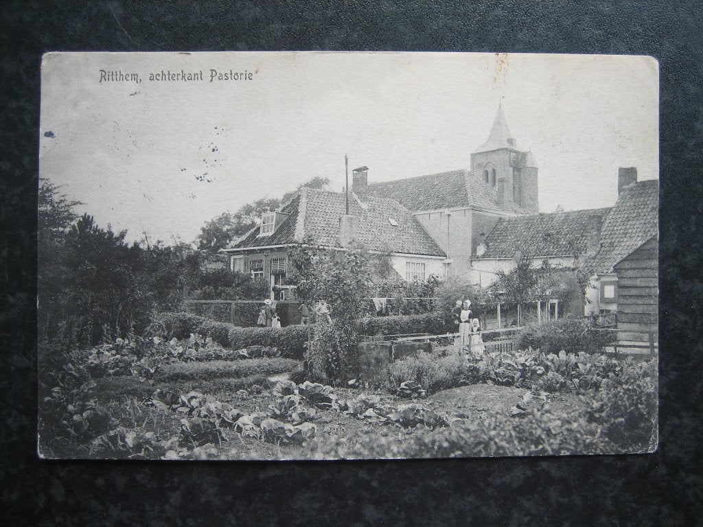 RITTHEM  Achterkant pastorie, Ophalen of Verzenden, Voor 1920, Zeeland