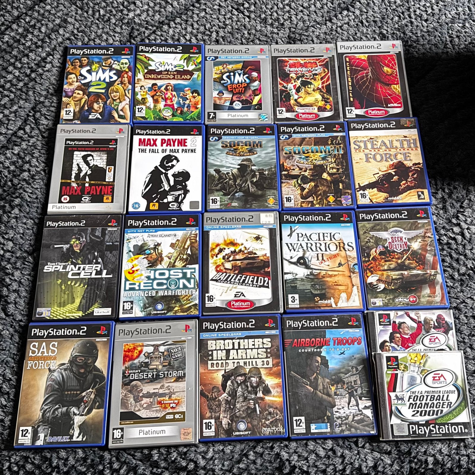 Partij PS2 & PS1 games – 21 games, Shooter, 1 speler, Ophalen of Verzenden, Zo goed als nieuw