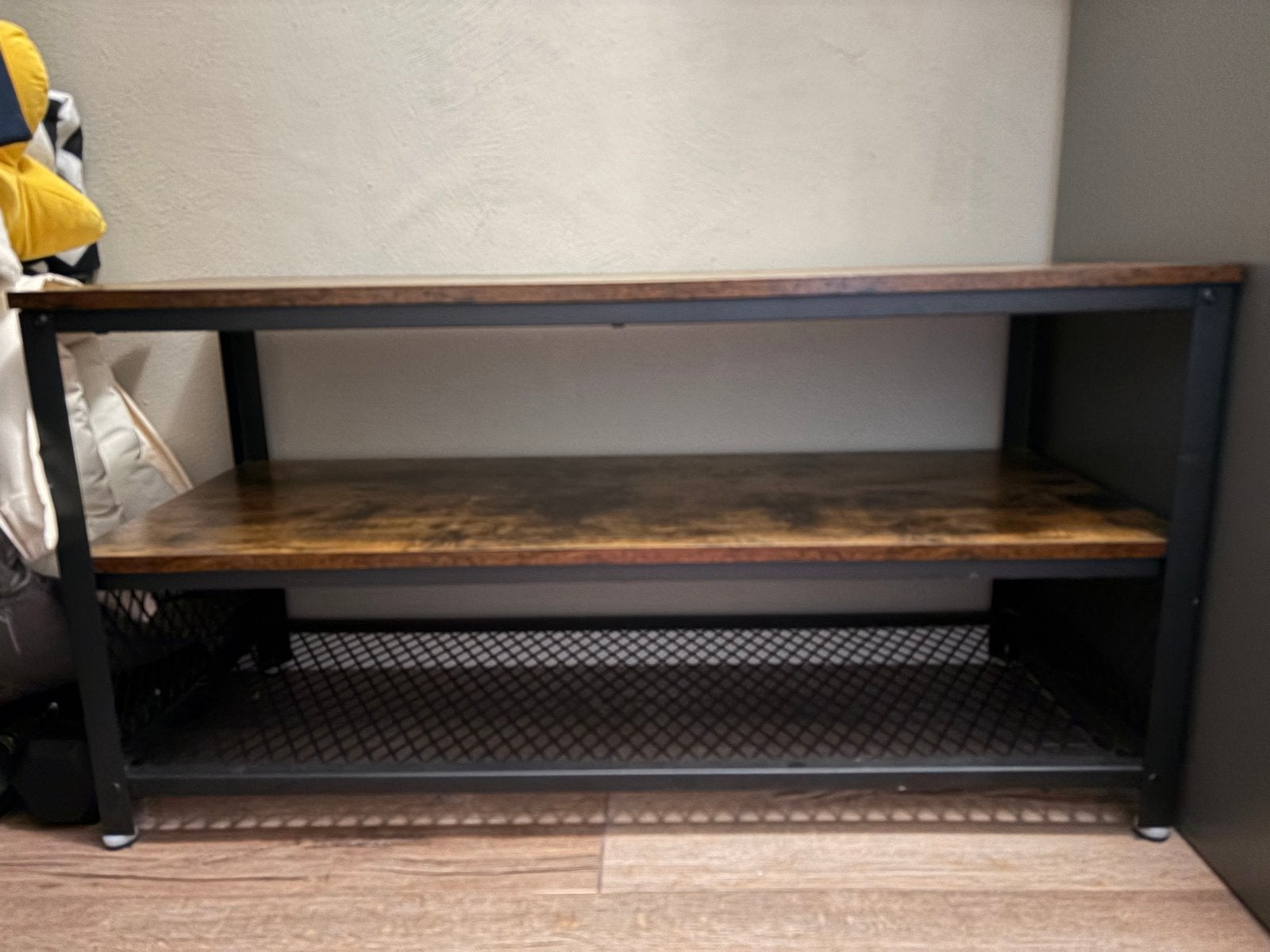 VASAGLE TV-meubel/schoenenrek industrieel design, Ophalen, 100 tot 150 cm, Zo goed als nieuw, 25 tot 50 cm