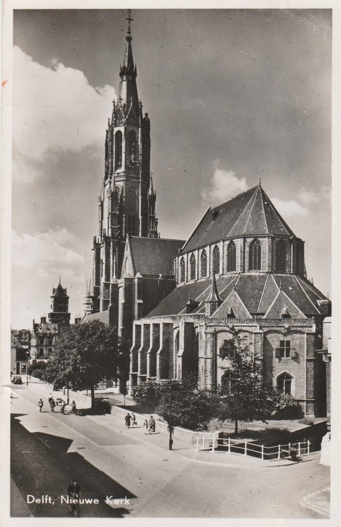 delft- nieuwe kerk, Ophalen of Verzenden, 1940 tot 1960, Zuid-Holland