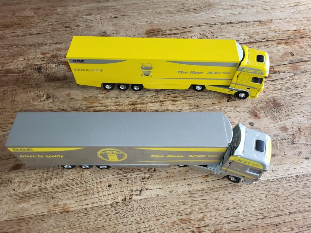 4 stuks DAF LF, CF, XF model trucks, Ophalen, Zo goed als nieuw, Bus of Vrachtwagen