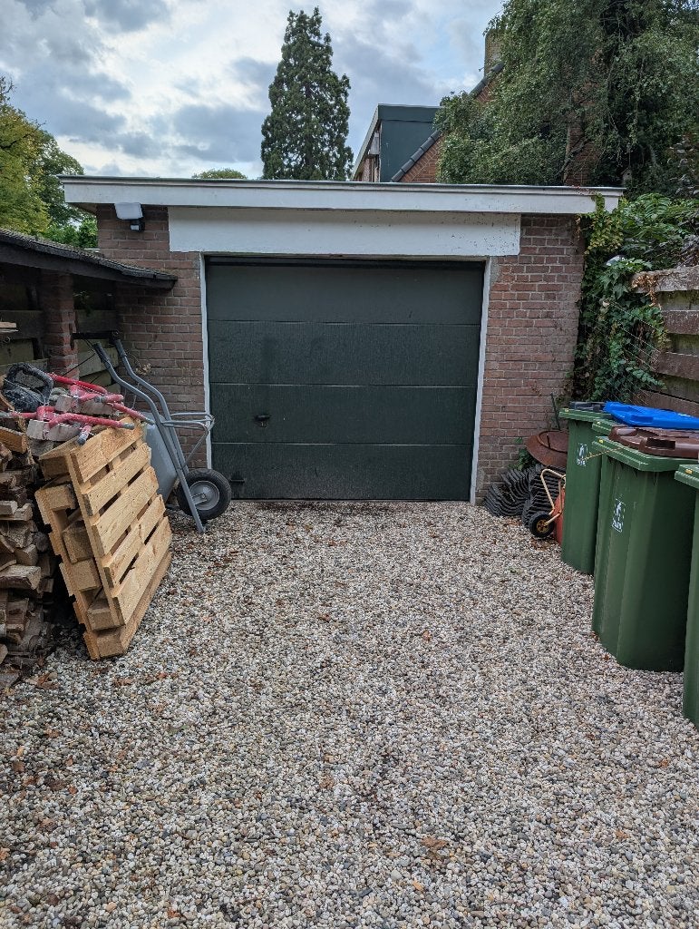 Elektrische garage roldeur 204x228 cm - Werkt super!, Ophalen, Gebruikt, 120 cm of meer, Garagedeur