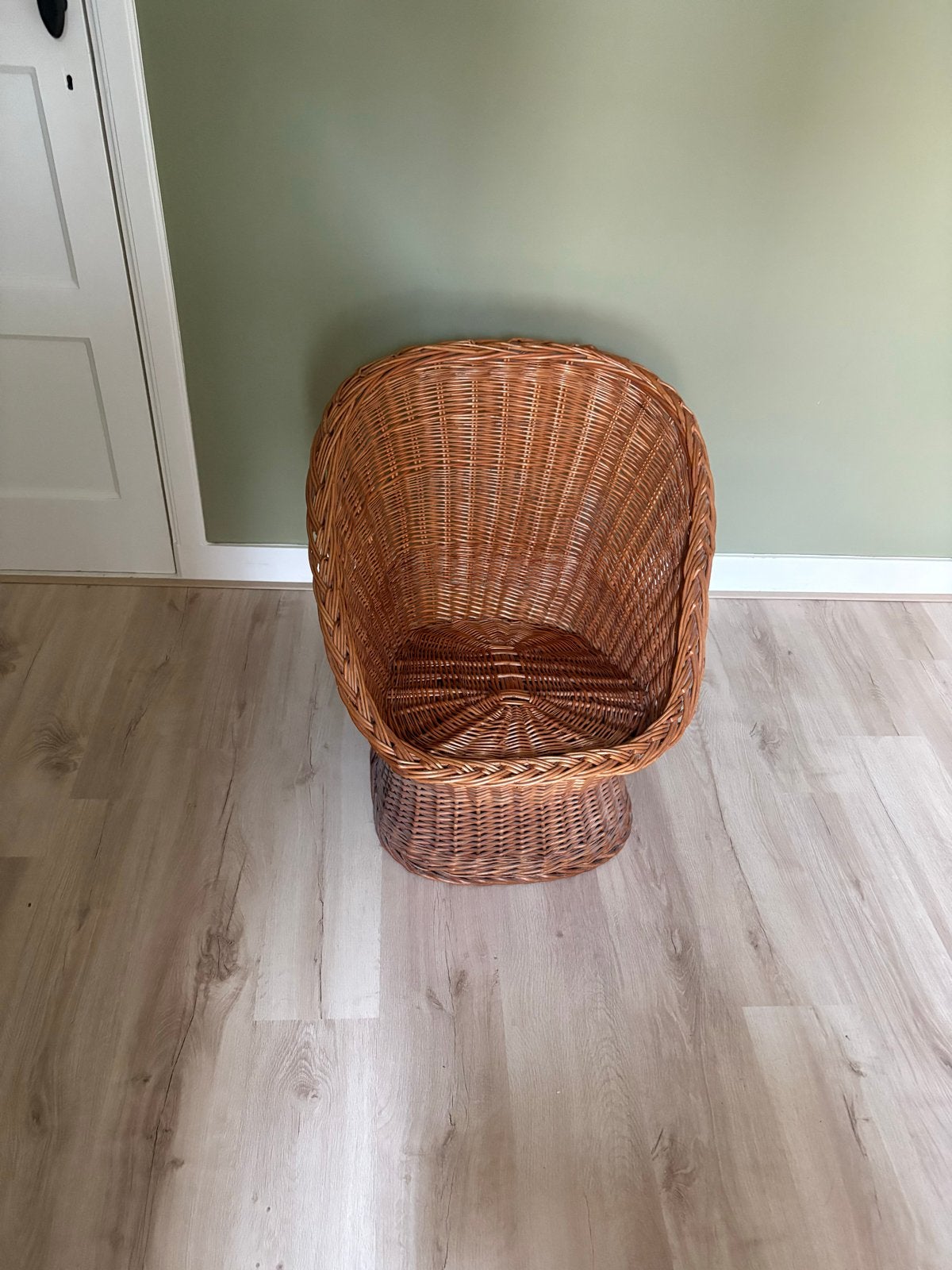 Rieten stoel - gratis af te halen, Huis en Inrichting, Stoelen, Ophalen, Gebruikt, Bruin, Riet of Rotan