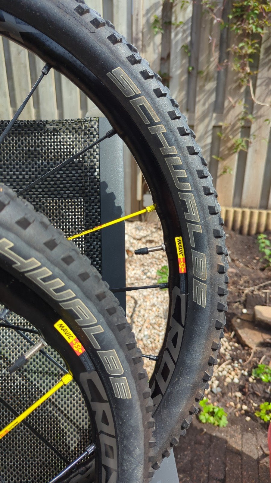 Mavic 29" SL Pro MTB wielen met nieuwe banden en spaken., Ophalen