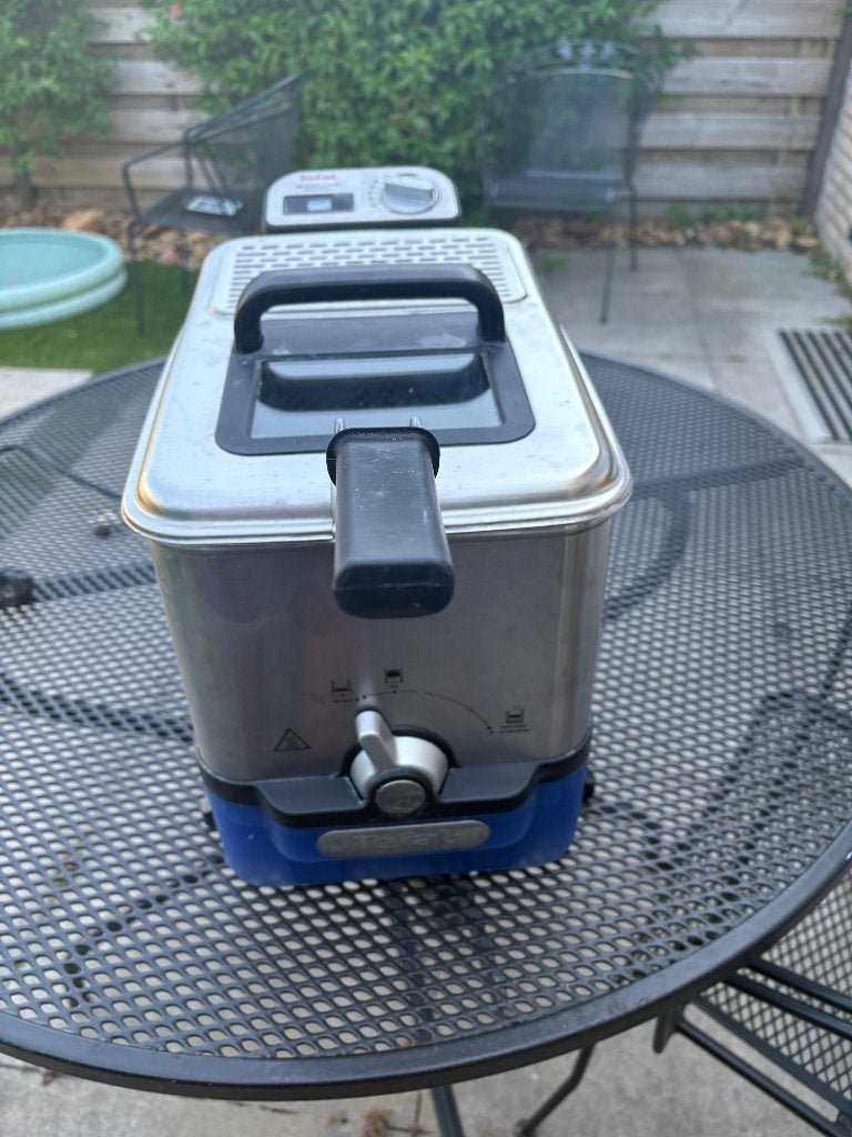Tefal friteuse rvs, Witgoed en Apparatuur, Frituurpannen, 4 liter of meer, Ophalen of Verzenden, Gebruikt