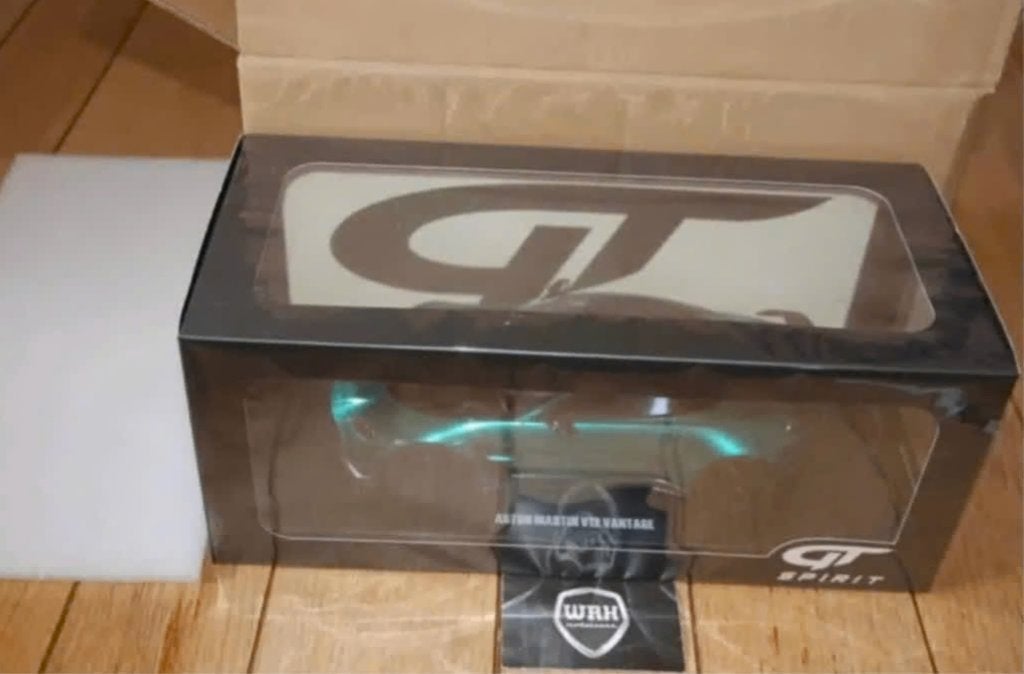 1:18 ASTON MARTIN V12 VANTAGE 2023 green GT922 GT spirit WRH, Verzenden, Zo goed als nieuw, Auto, Overige merken