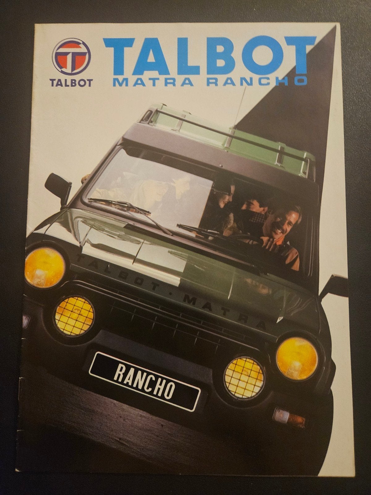 Brochure Talbot Matra Rancho 1982, Ophalen of Verzenden, Zo goed als nieuw, Overige merken
