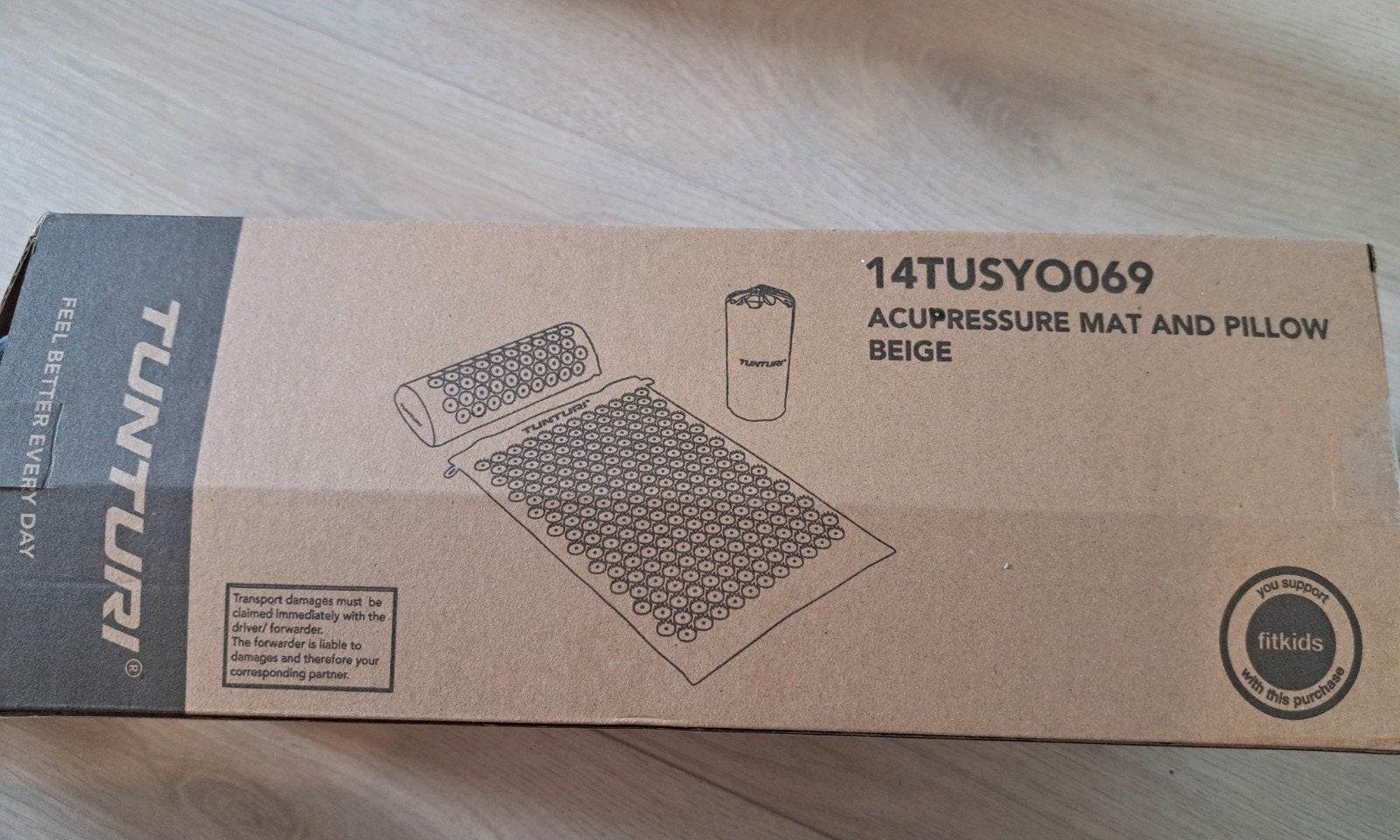 Tunturi Acupressuur Mat en Kussen - Mint, Ophalen of Verzenden, Nieuw, Overige typen