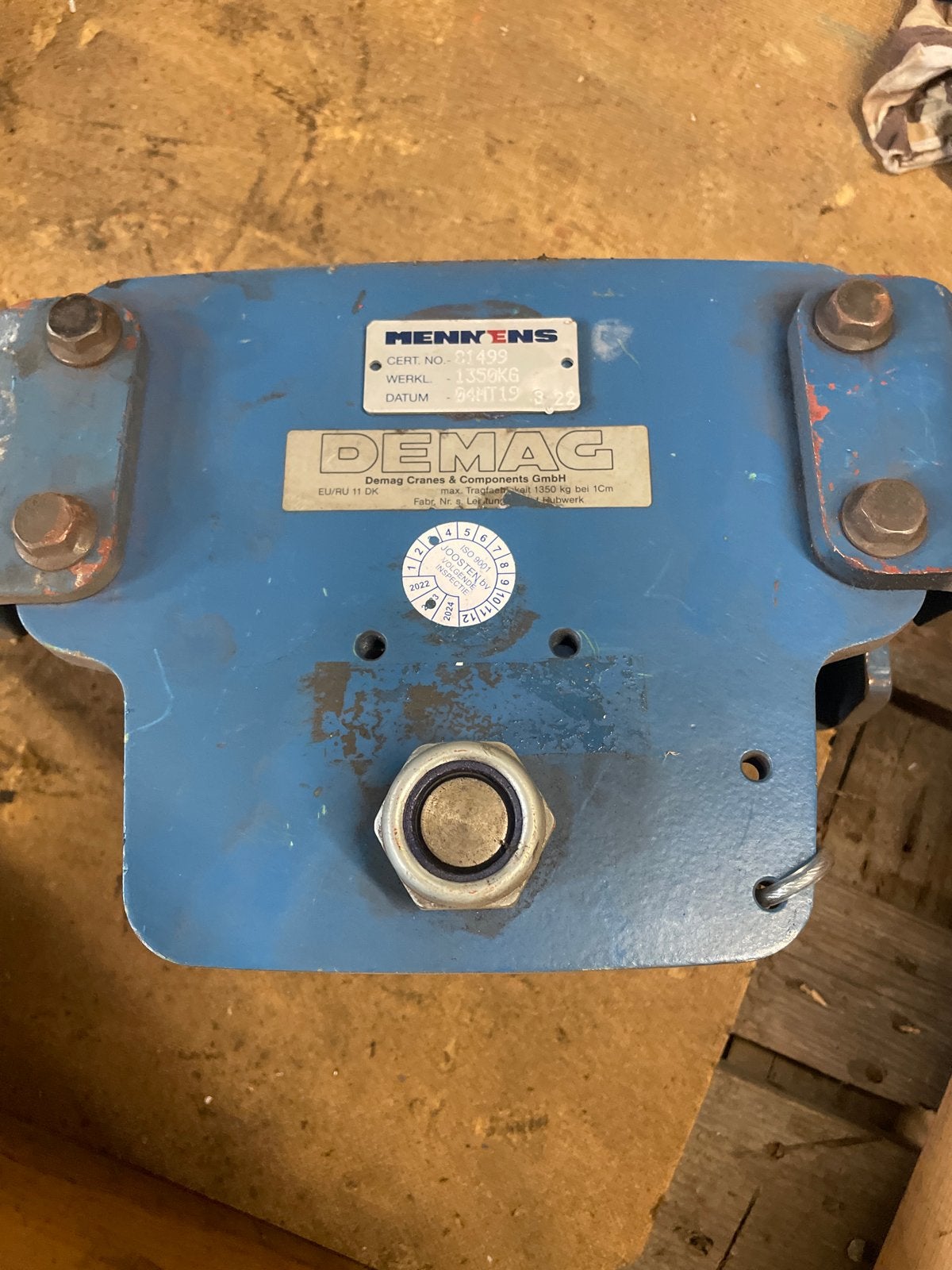 Demag Loopkat 1350 kg - Robuust en Betrouwbaar, Ophalen, Gebruikt, Handmatig