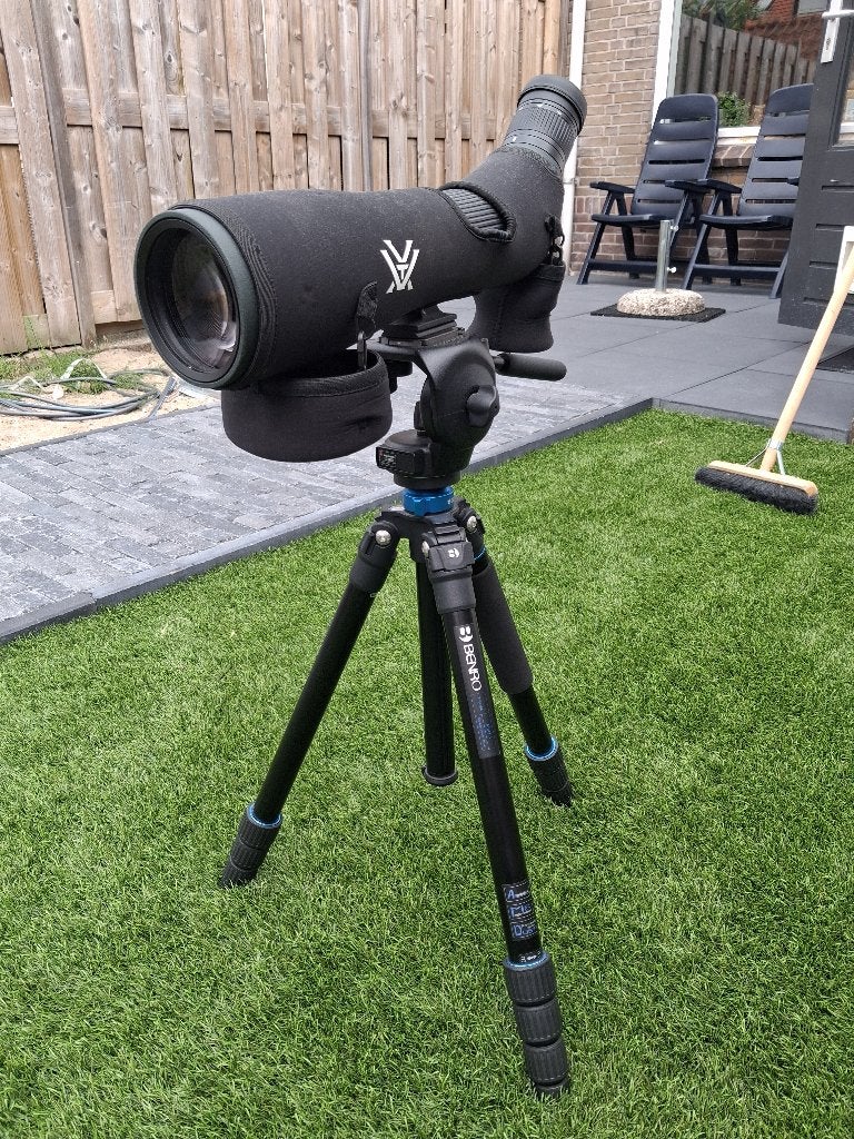 Vortex Viper 20-60x85 met videokop en statief, Ophalen, Zo goed als nieuw