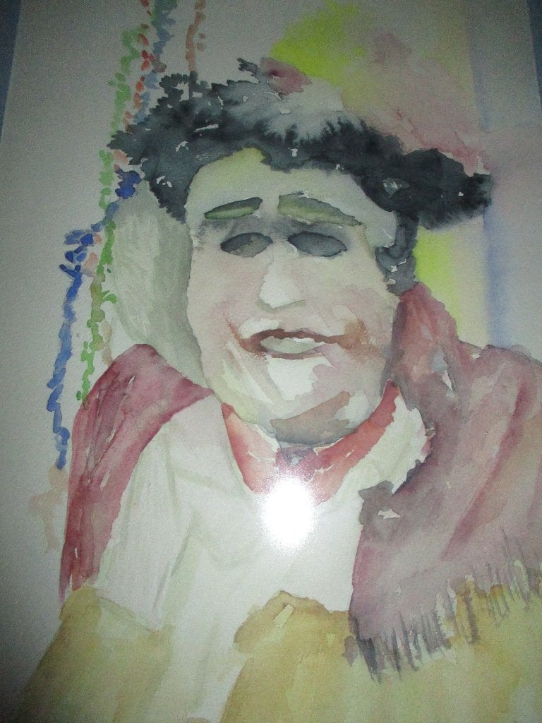 Vastenavend schilderij 51 bij 41 cm ., Verzamelen, Overige Verzamelen, Ophalen of Verzenden