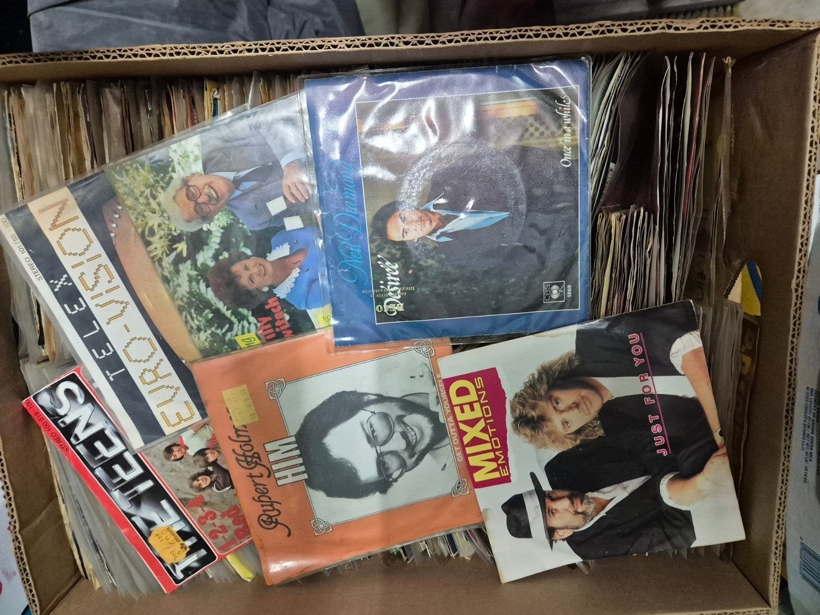 800 singles Nederlandse  duits  Engels  zie omschrijving, Cd's en Dvd's, Ophalen