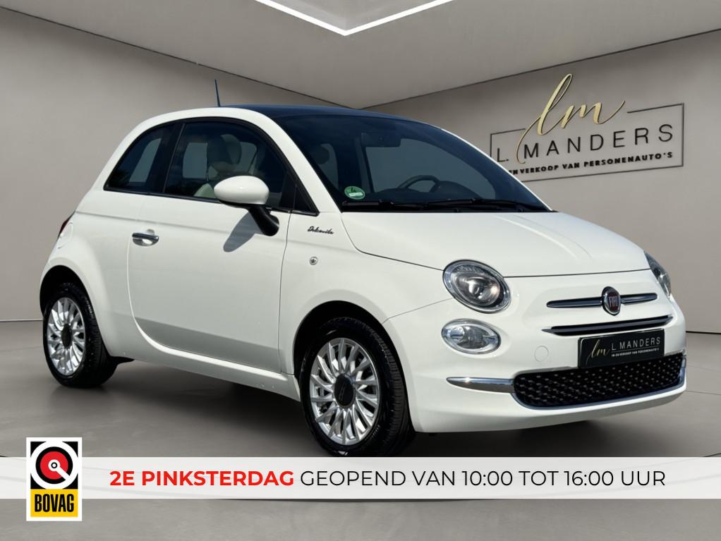 Fiat 500 1.0 Hybrid Dolcevita 2021 WIT | Apple CarPlay | Pan, Auto's, Fiat, Keurmerk '100% Onderhouden', Gebruikt, Euro 6, 840 kg