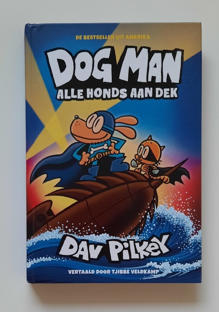 Dog Man alle honds aan dek - Dav Pilkey, Ophalen of Verzenden, Zo goed als nieuw, Dav Pilkey, Fictie algemeen