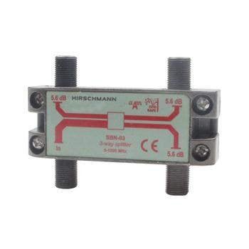 Tratec Verdeler 3-voudig coax SBN-03, Ophalen of Verzenden, Nieuw, Minder dan 2 meter, Coaxiale kabel