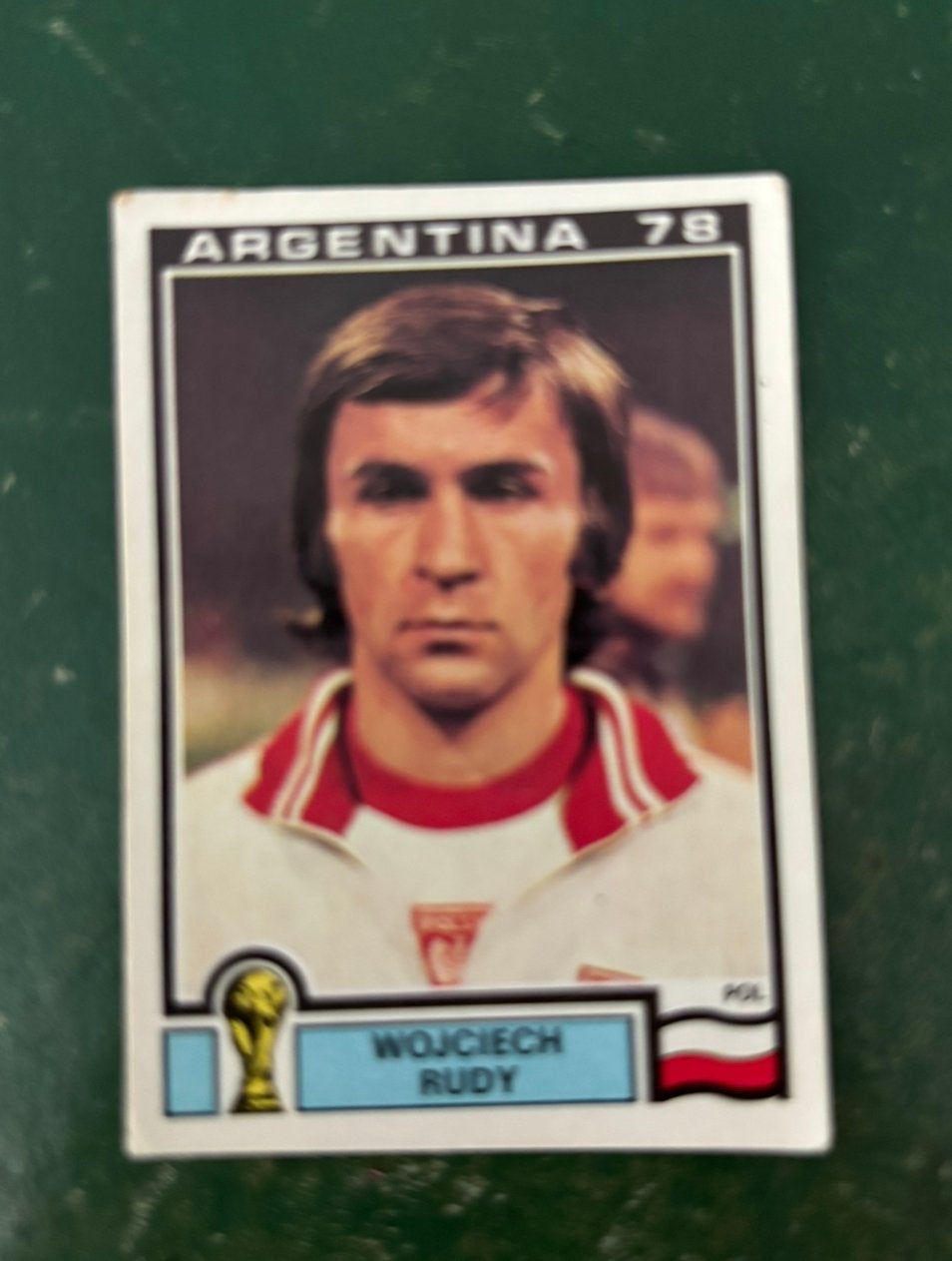 Panini plaatje Wojciech Rudy Polen WK 78, Ophalen of Verzenden