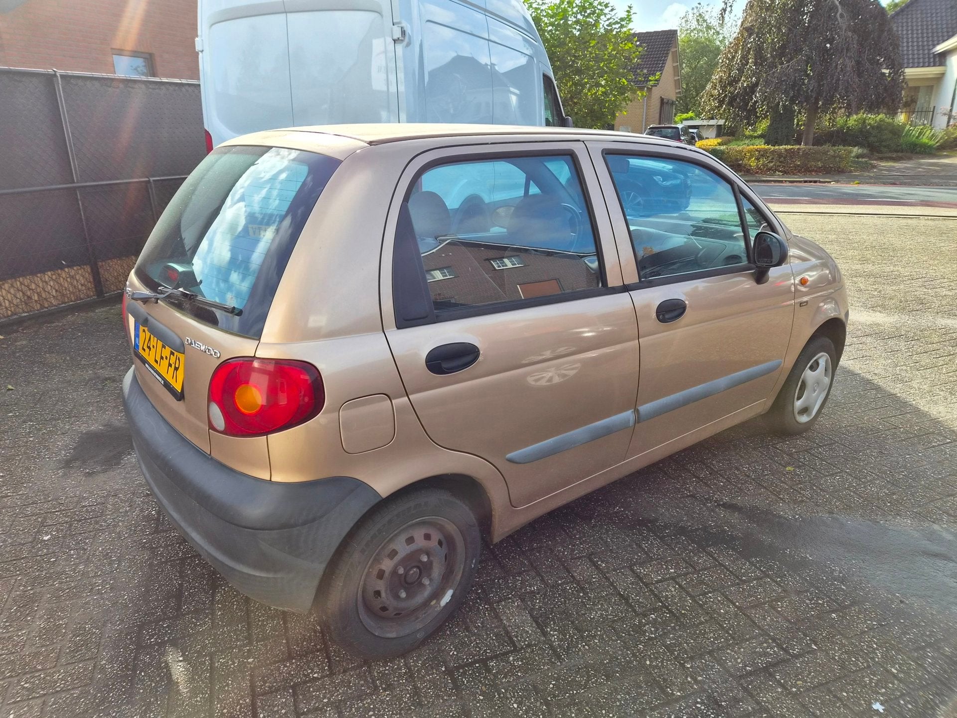 Daewoo Matiz 0.8 Pure apk tm oktober 2027, Auto's, Voorwielaandrijving, Gebruikt, Matiz, Beige