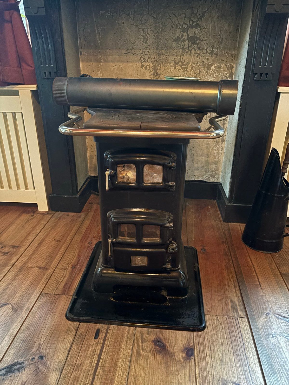Etna Kachel Fornuis 833 Gietijzer - Klassieke kachel, Huis en Inrichting, Ophalen, Gebruikt, Houtkachel, Vrijstaand