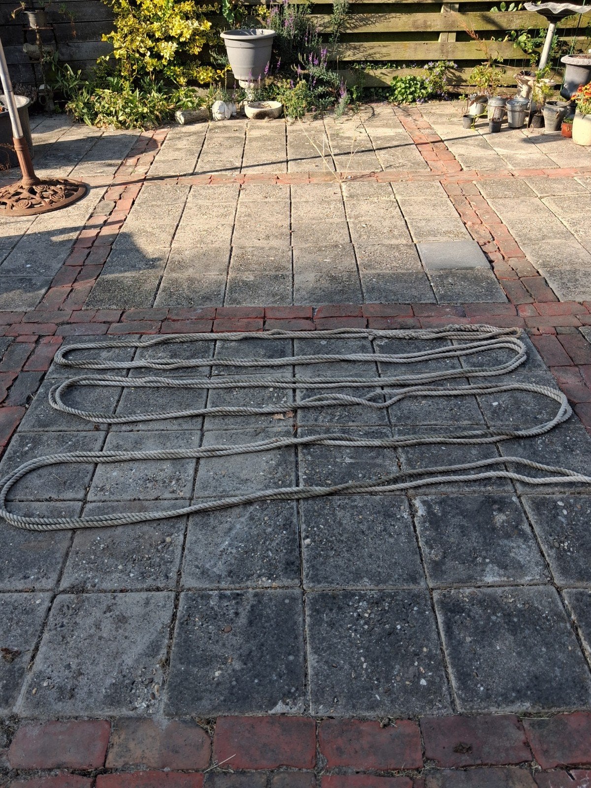 9 meter scheepstouw - Gebruikt maar sterk, Ophalen of Verzenden
