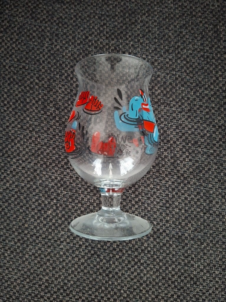 Duvel Bierglas Nina van de Weghe, Ophalen of Verzenden, Nieuw, Glas of Glazen, Duvel
