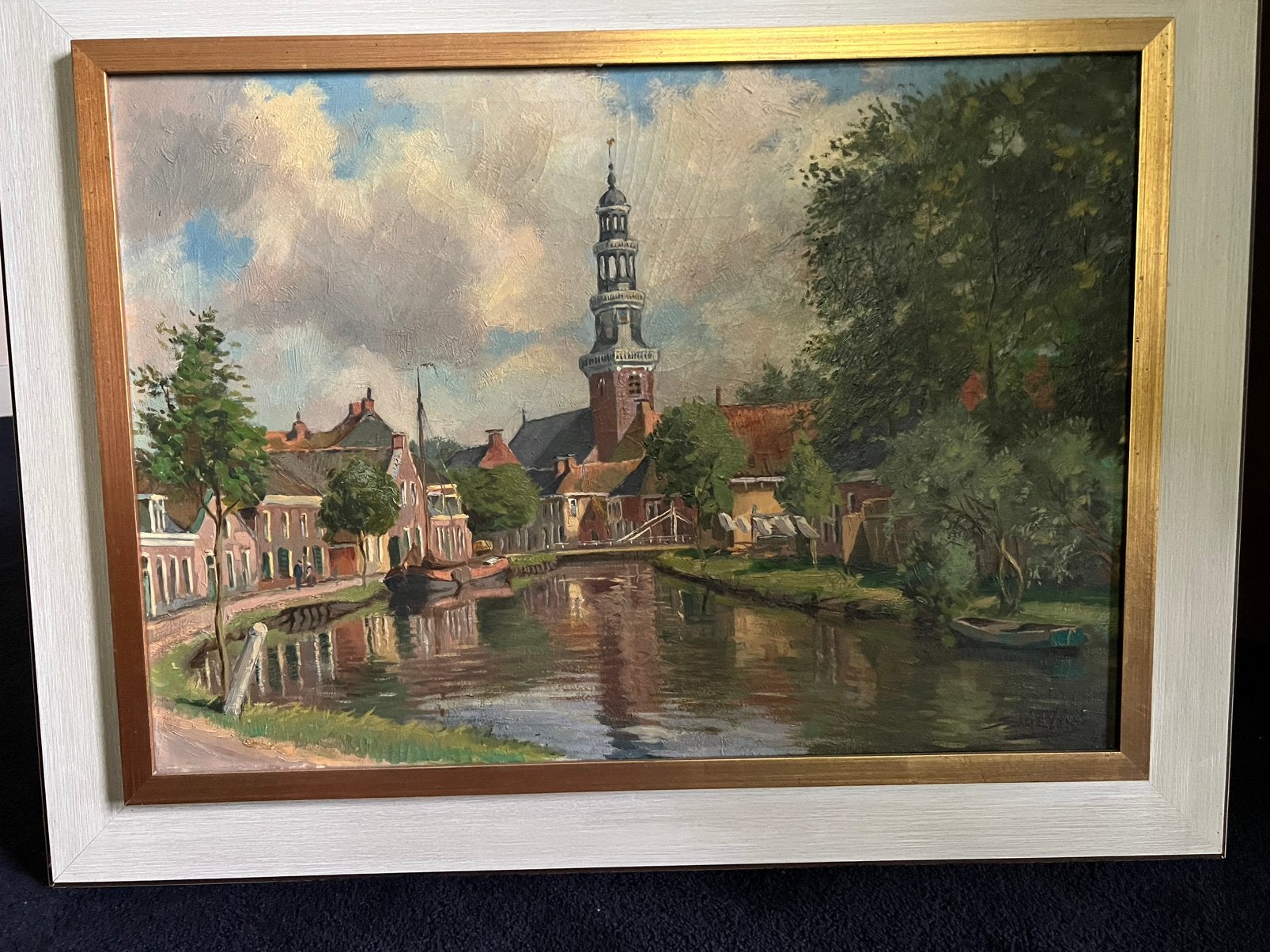 Schilderij van de Toer in Aldeboarn, Ophalen