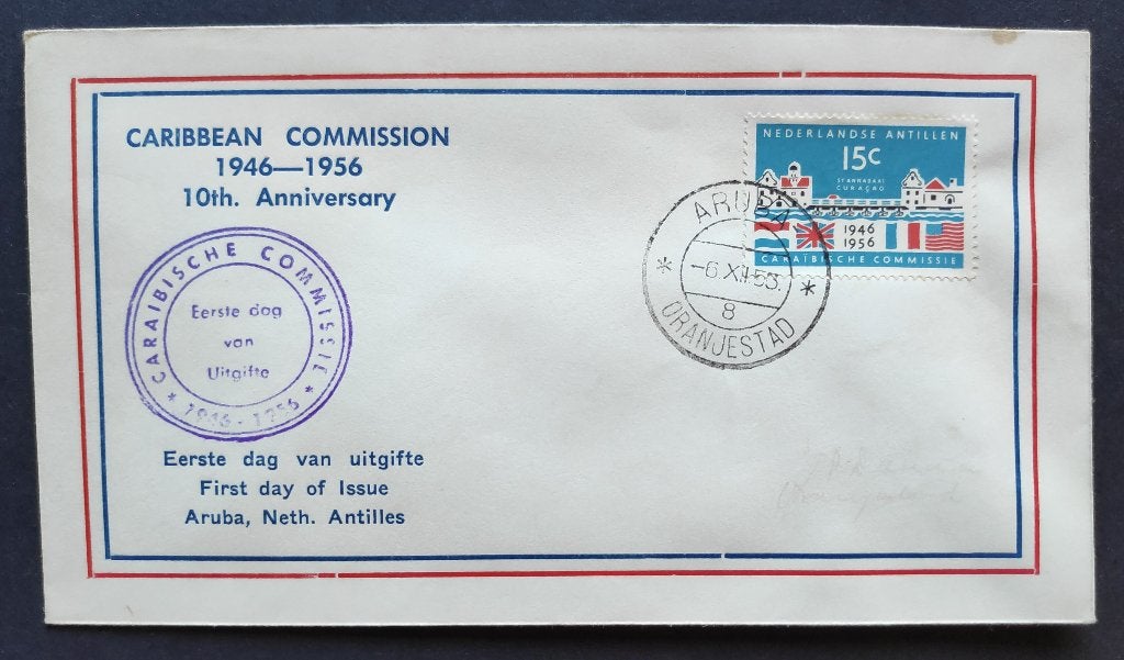 Nederlanse Antillen : Voorloper FDC VL14a, Verzenden, Onbeschreven, Nederland