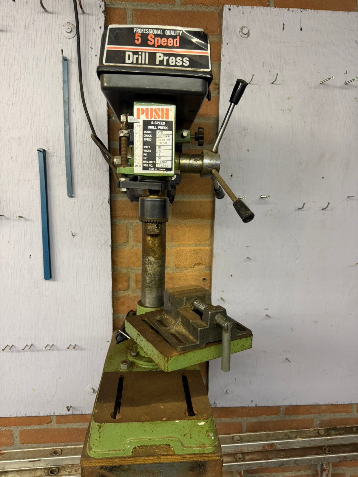 Kolomboormachine, Doe-het-zelf en Verbouw, Ophalen, Gebruikt, Kolomboormachine