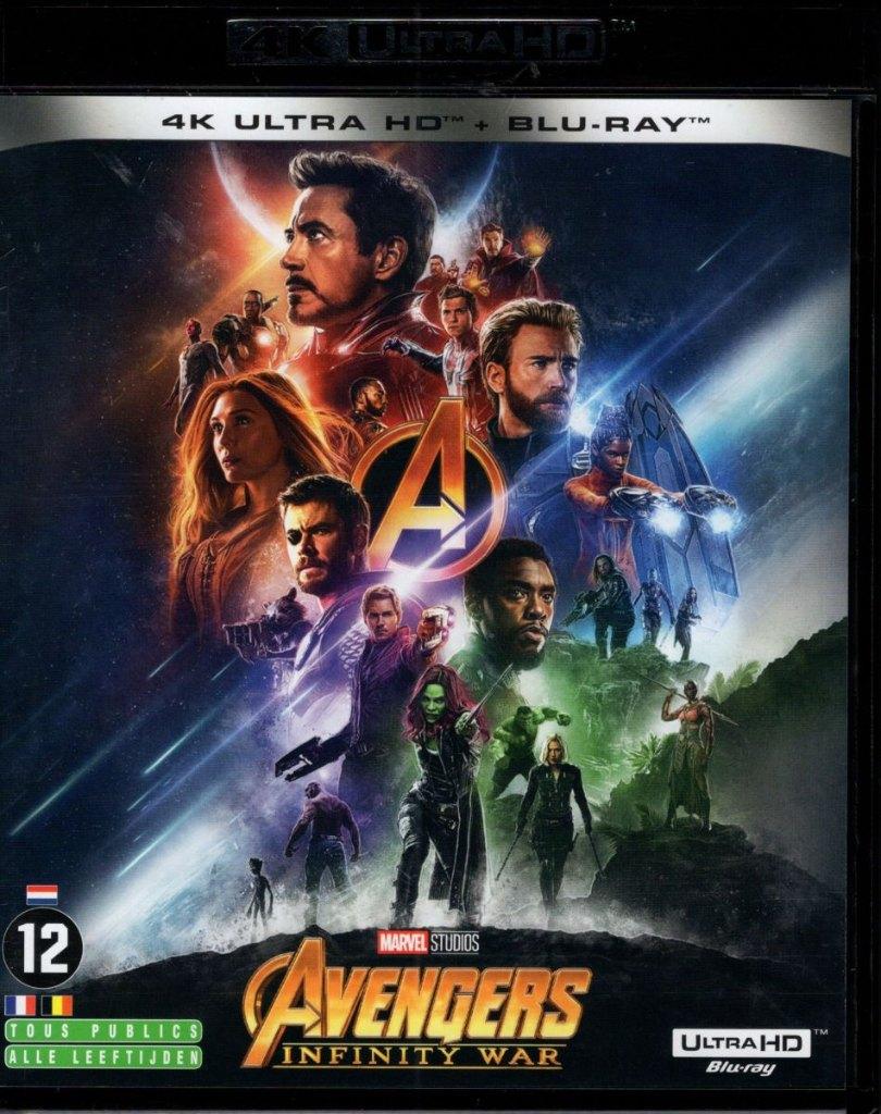 Avengers Infinity War - 4K + Bluray - lees, Verzenden, Zo goed als nieuw, Disney Movies, Dsa@vendorservices.nl