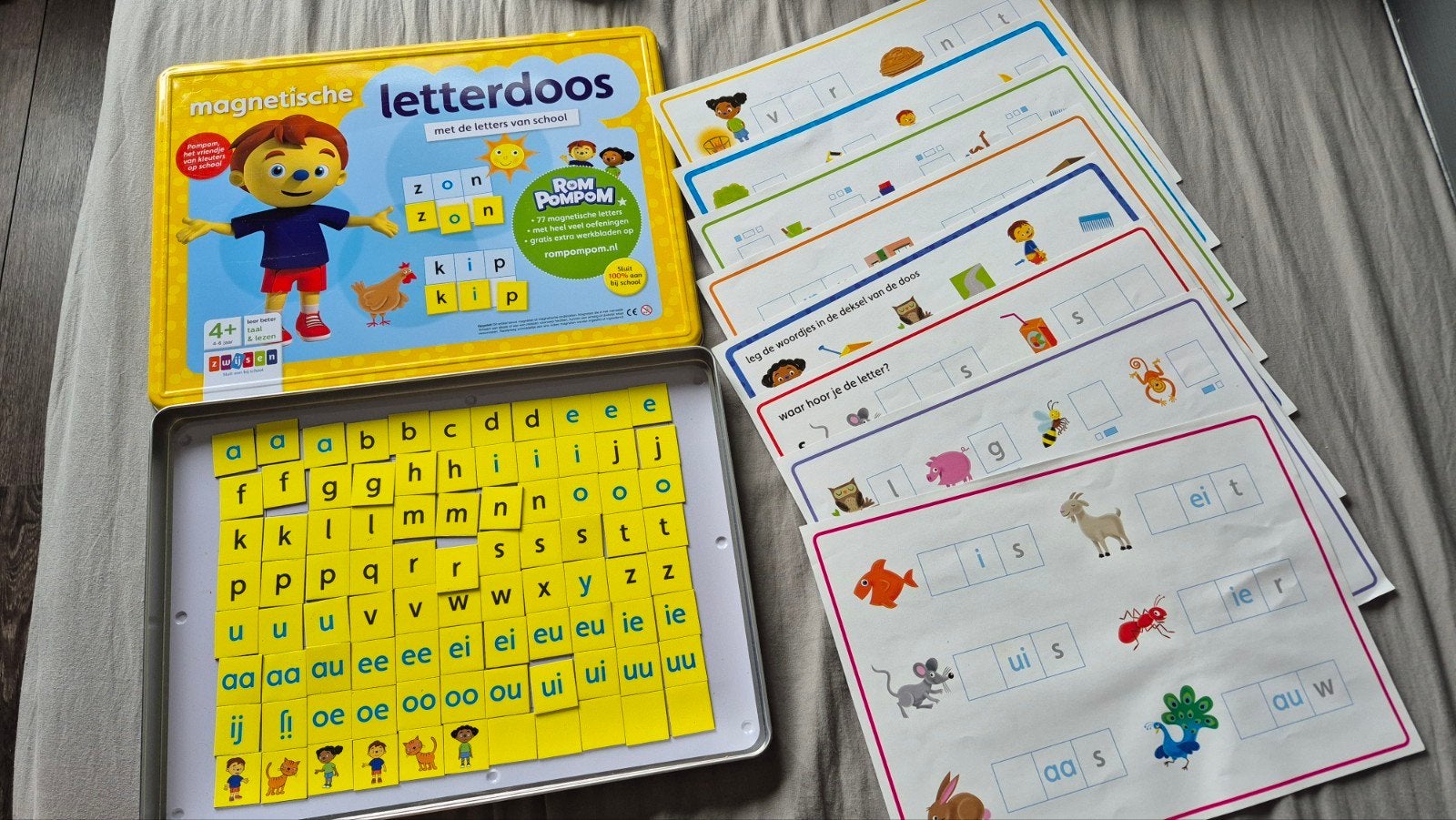 Magnetische letterdoos Zwijsen, Ophalen of Verzenden, Zo goed als nieuw, Taal en Lezen