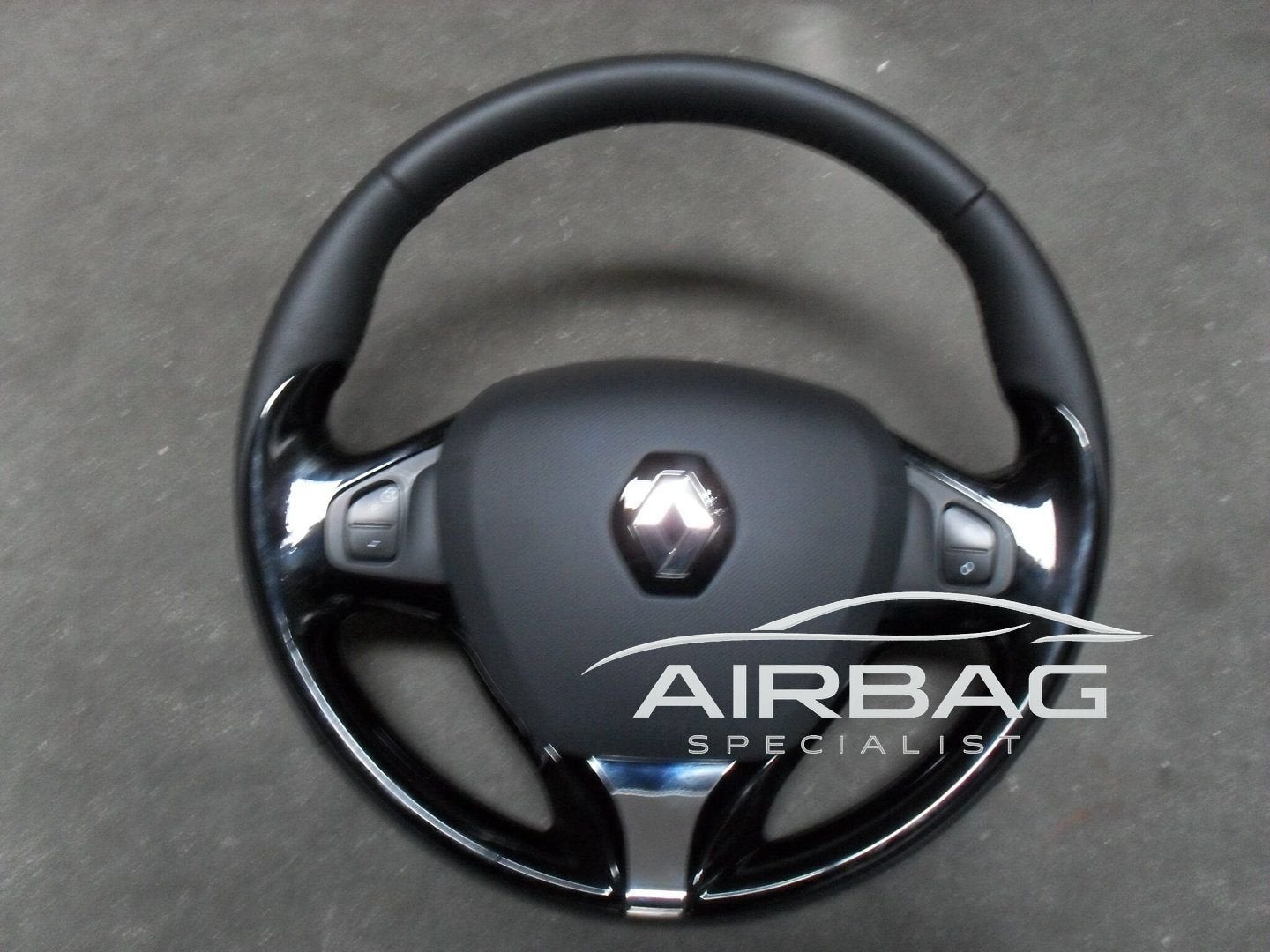 Renault Clio Captur Leren Stuur Zwart 2013-2019 631651100B 4, Auto-onderdelen, Gebruikt, -, Renault, -