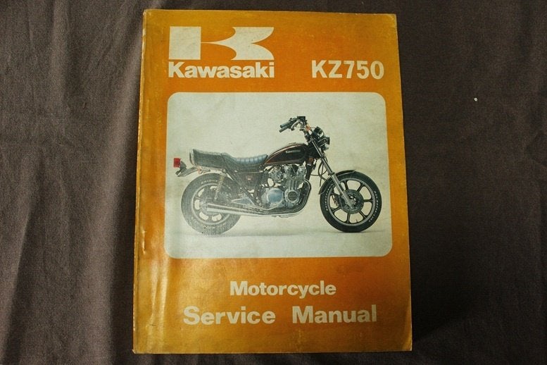 Kawasaki KZ750 1980 - 1981 motorcycle service manual KZ 750, Ophalen of Verzenden, Kawasaki