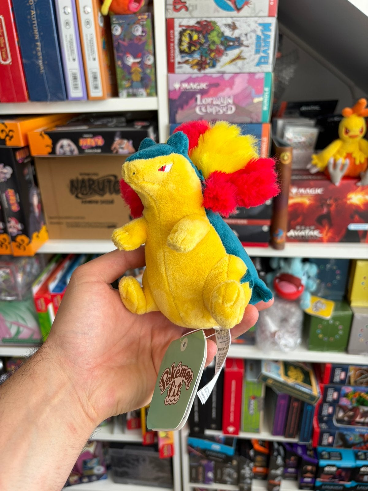 Pokémon Center Typhlosion Fit Plush 2021 Japan Exclusive, Funko Europe, Overige typen, Nieuw, Ophalen of Verzenden