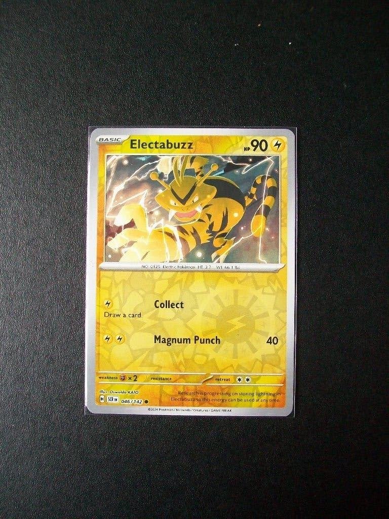 3275. Nieuwe Pokemon Kaart holofoil ELECTABUZZ HP 90 048/142, Verzenden, Nieuw, Losse kaart, Foil