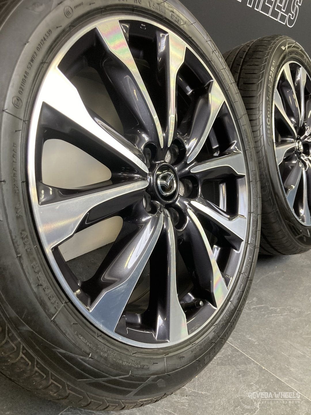 18” originele Mazda CX3 velgen + banden 5x114.3 215/50/18, 18 inch, -, -, Banden en Velgen