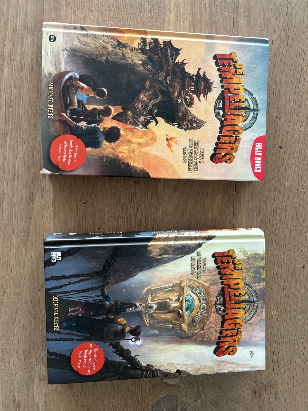 Tempeljagers: Het Mysterie van de Gouden Feniks & De Vloek v, Boeken, Ophalen of Verzenden, Gelezen, Fictie