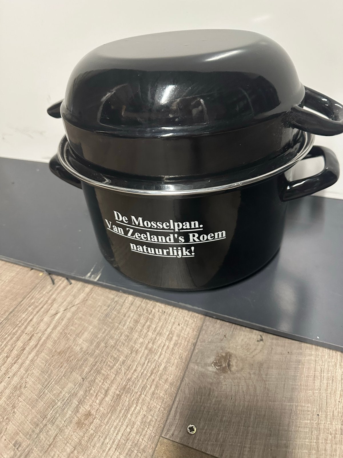 Nieuwe Mosselpan, Ophalen, Met deksel, Nieuw, Kookpan