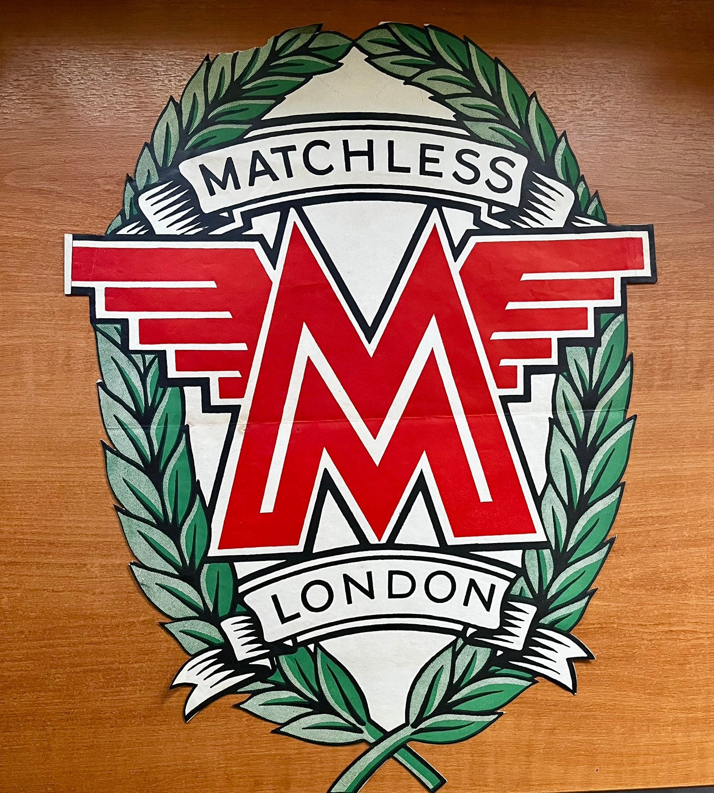 Matchless poster, Ophalen of Verzenden, Nieuw, Motoren