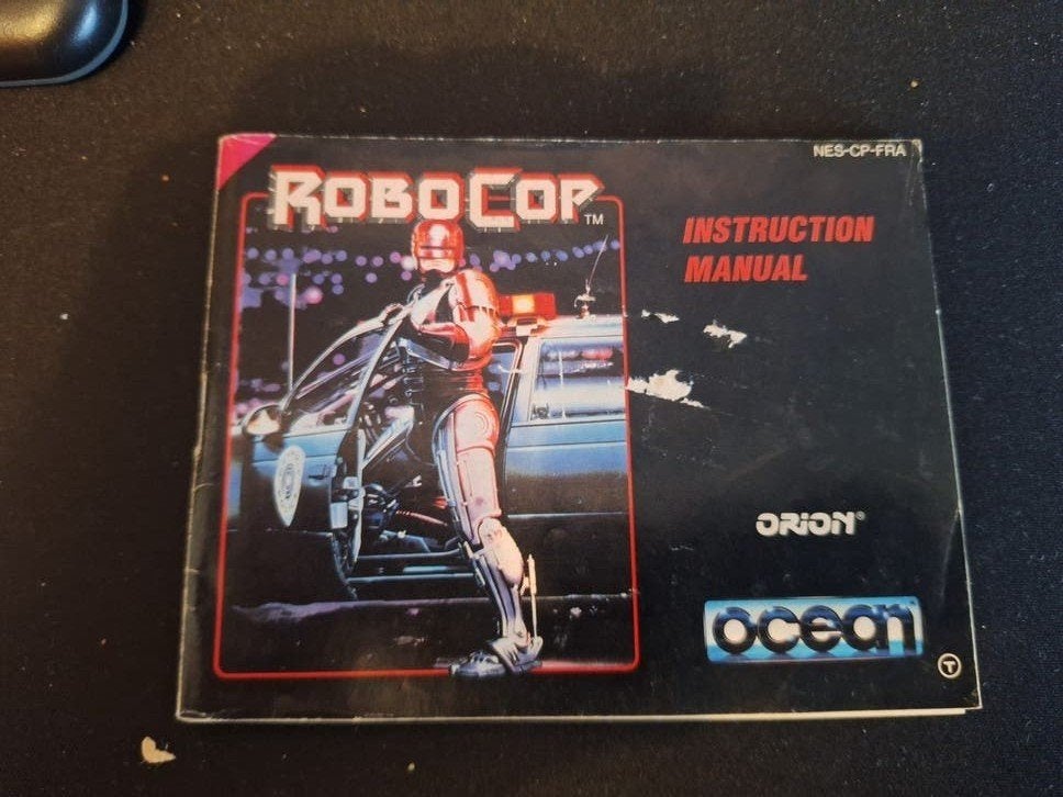 RoboCop Handleiding NES Ocean Orion, Spelcomputers en Games, Games | Nintendo NES, Avontuur en Actie, Gebruikt, 1 speler, Ophalen of Verzenden