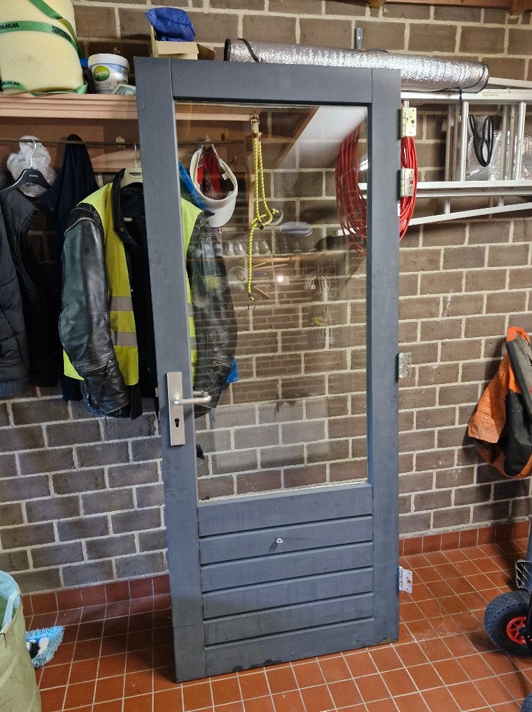 achterdeuren 5x, Ophalen, Gebruikt, Buitendeur, 200 tot 215 cm